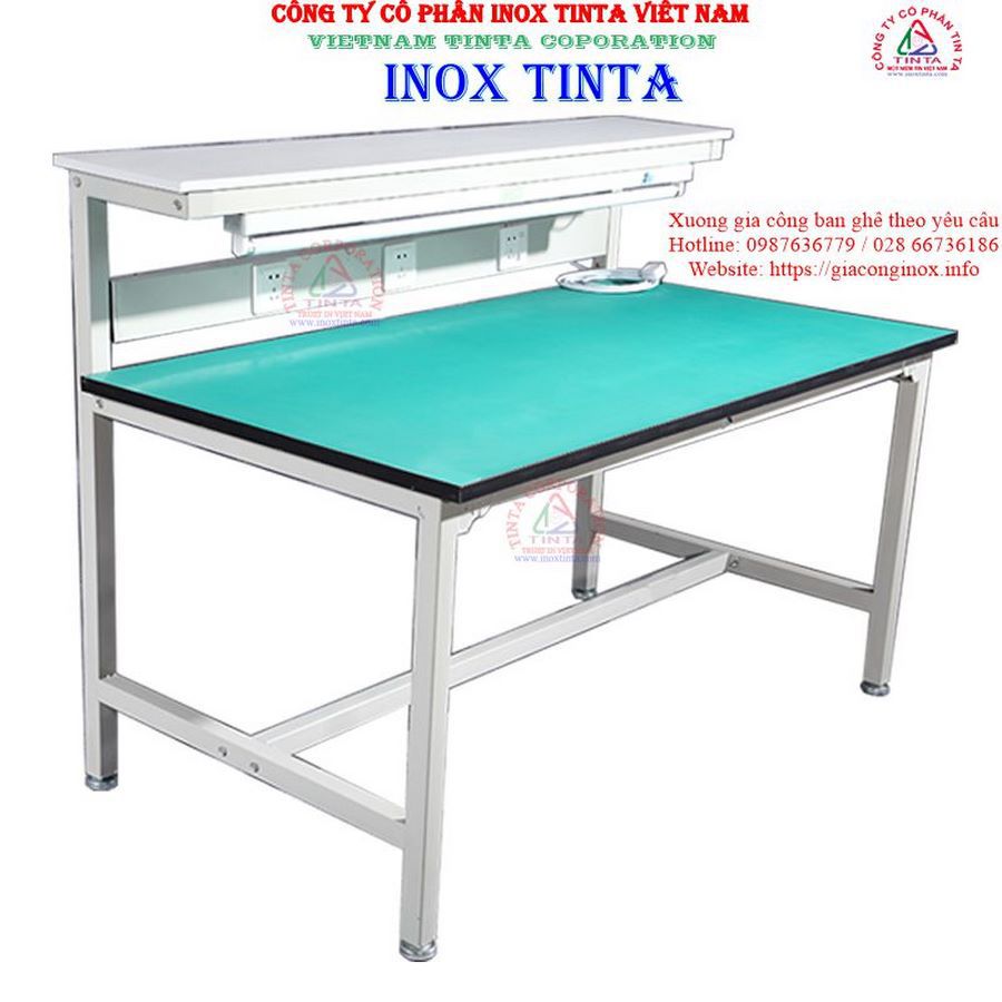 Các loại mặt bàn công nghiệp chống tĩnh điện cơ bản có thể lựa chọn: mặt bàn composite polyme, mặt bàn ván chống cháy
