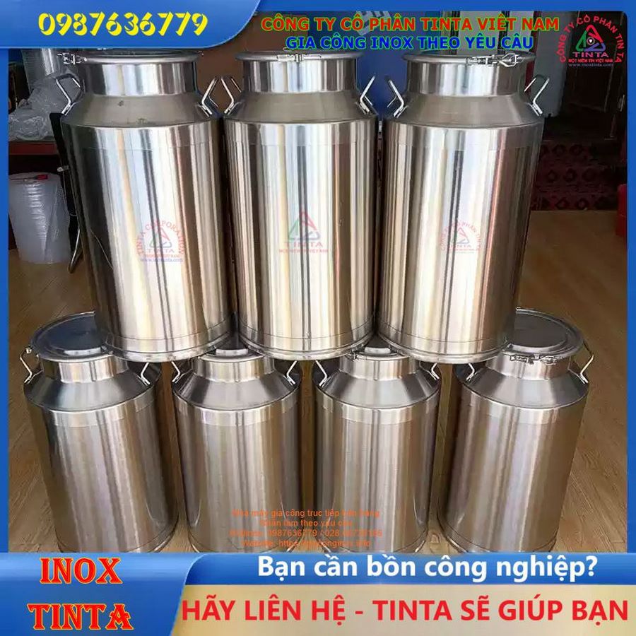 Affordable stainless steel tank fabrication, custom-made with excellent quality, fast delivery to provinces like Bà Rịa-Vũng Tàu, Sóc Trăng, and An Giang.