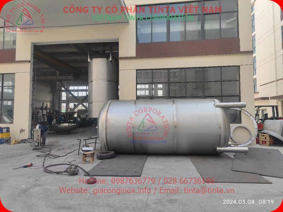 cam kết về chất lượng và sự hỗ trợ chuyên nghiệp, INOX TINTA tin rằng sẽ góp phần đưa dự án gia công bồn inox công nghiệp