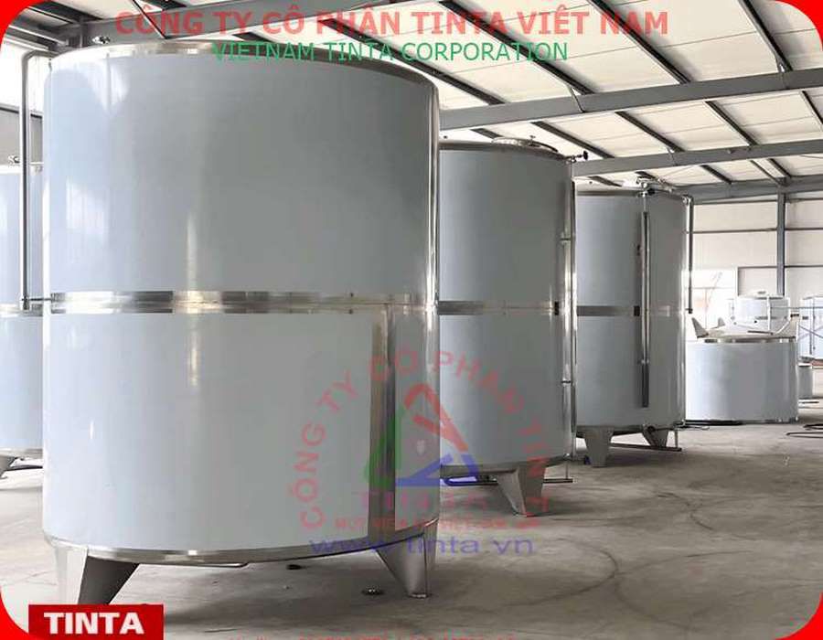 Hệ thống bồn tank dùng để sản xuất gas với áp suất cao và tùy công đoạn gia công bồn inox phù hợp