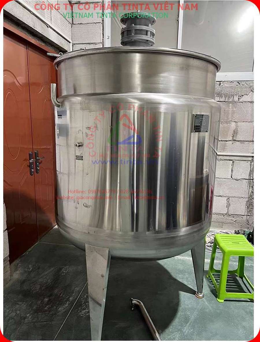 Bồn khuấy trộn inox tiêu chuẩn ISO 9001 Long An - Sản xuất bồn khuấy trộn hóa chất, thực phẩm, rượu bia tại Long An. Liên hệ Inox TiNTa để nhận báo giá tốt nhất!