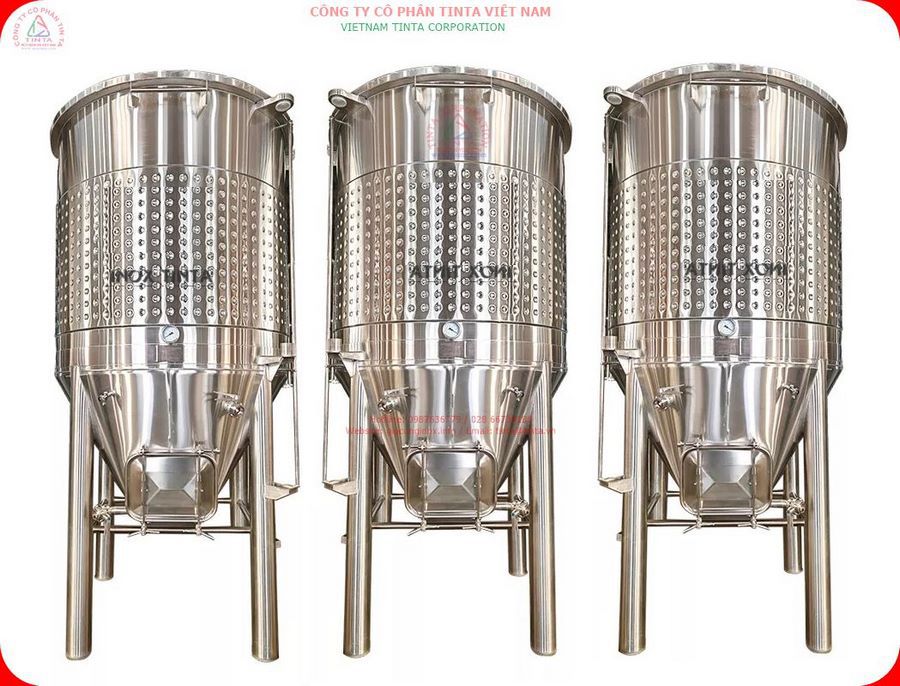 Bồn inox chứa hóa chất, thực phẩm, mỹ phẩm, nước giải khát, rượu bia từ xưởng inox Tinta. Đáp ứng mọi nhu cầu của ngành công nghiệp.