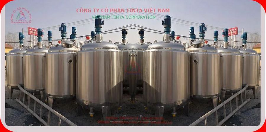 Xưởng gia công inox Tinta - chuyên sản xuất bồn chứa inox 304/316. Đạt chuẩn ISO 9001, phù hợp chưng cất, ủ bia rượu, giá cạnh tranh, chất lượng cao.