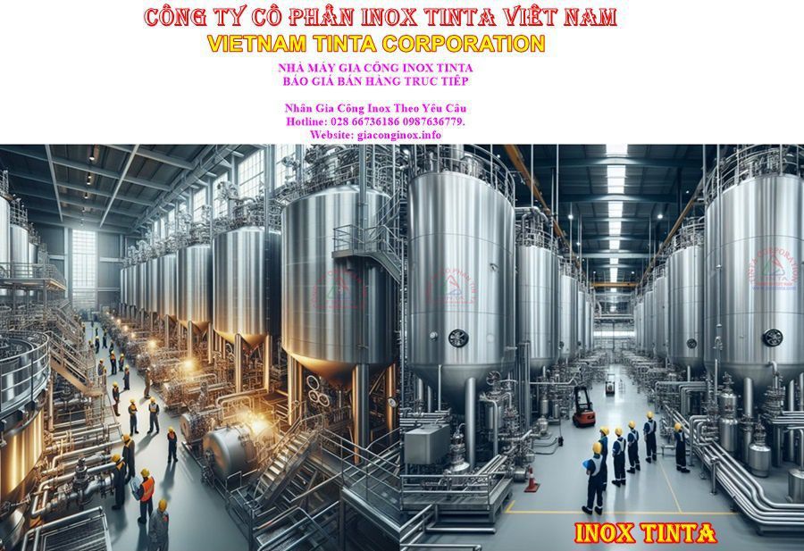 còn chờ gì nữa, hãy liên hệ với Inox TiNTa ngay và nâng tầm dự án gia công bồn inox công nghiệp của bạn
