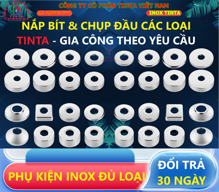 Đầu tư vào nắp chụp inox chất lượng tại Inox TinTa: Bịt đầu ống inox, sắt, thép cho mọi ứng dụng, giá cạnh tranh, đảm bảo vừa ý từng chi tiết.