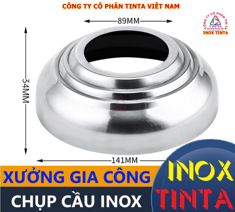 TinTa sản xuất nắp chụp inox đa dạng mẫu mã, bịt đầu ống inox, sắt, thép chuẩn kỹ thuật, giá tận xưởng, nhận thiết kế theo yêu cầu khách hàng.