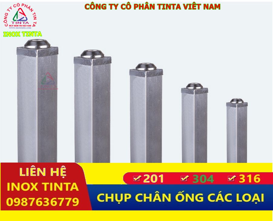 Tìm mua chụp đầu ống inox phi đủ loại tại TinTa. Đầy đủ kích thước, bảo hành dài hạn, giá xưởng cạnh tranh. Hỗ trợ giao hàng tận nơi!