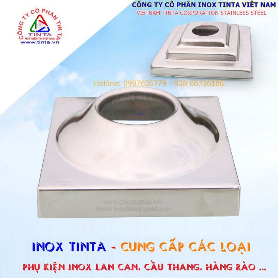 Tinta Processing Factory brings stainless steel shutter covers, pipe end caps to decorate stair railings, helping to enhance the aesthetics of the living space.