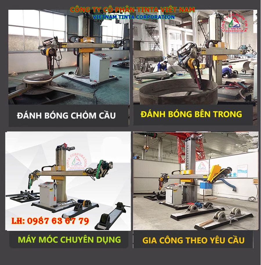 Inox TinTa nhận gia công đánh bóng inox từ chi tiết nhỏ đến sản phẩm lớn, cam kết đúng tiến độ.