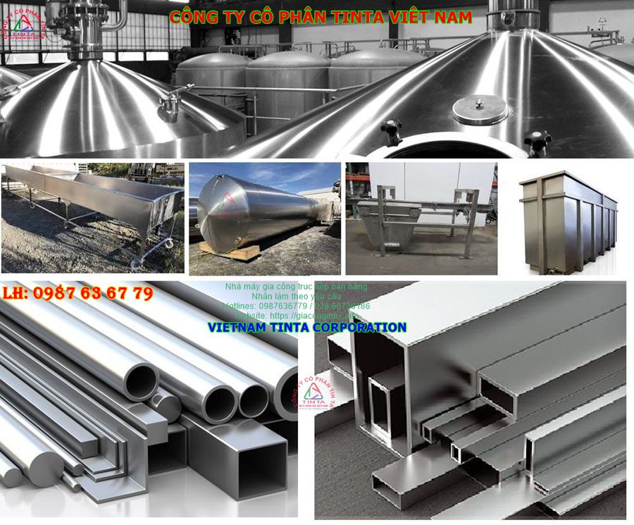 Tinta Inox - Xưởng gia công inox chuyên nghiệp, đáp ứng mọi yêu cầu cơ khí inox với giá rẻ nhất TPHCM. Liên hệ ngay để nhận báo giá!