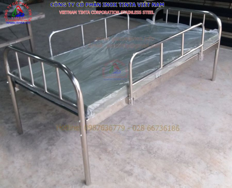 Tại TPHCM, xưởng gia công inox Tinta nhận gia công inox theo yêu cầu. Giường inox y tế thanh lý giá chỉ từ 2.345.678 VND, đảm bảo chất lượng. Liên hệ ngay!