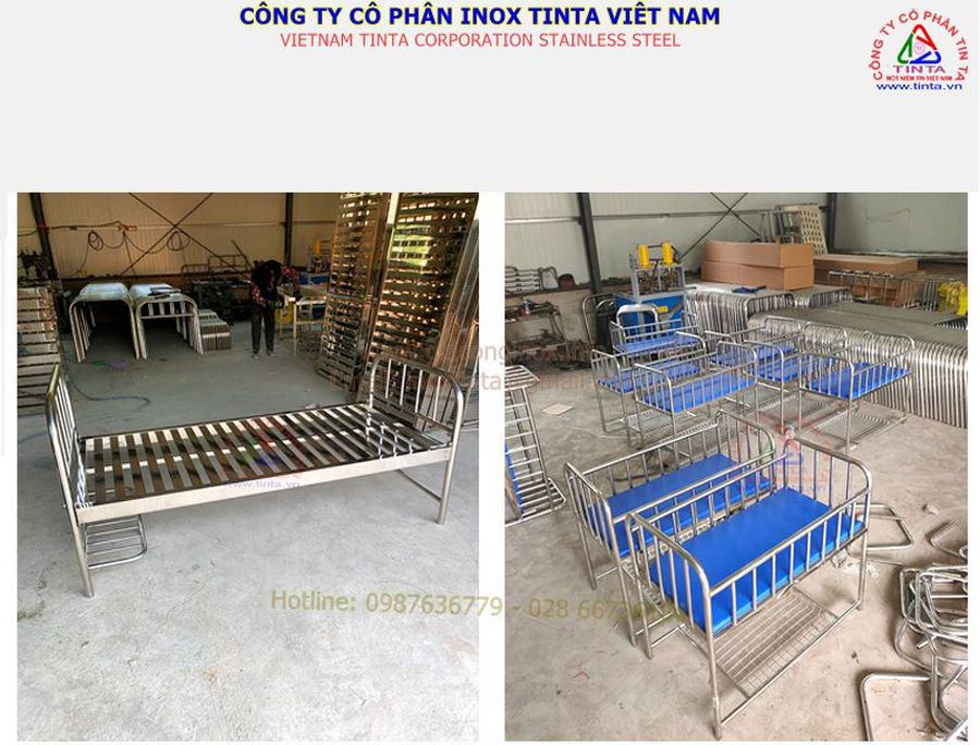 Xưởng sản xuất giường inox y tế giá rẻ cung cấp các loại giường inox y tế chuyên dụng