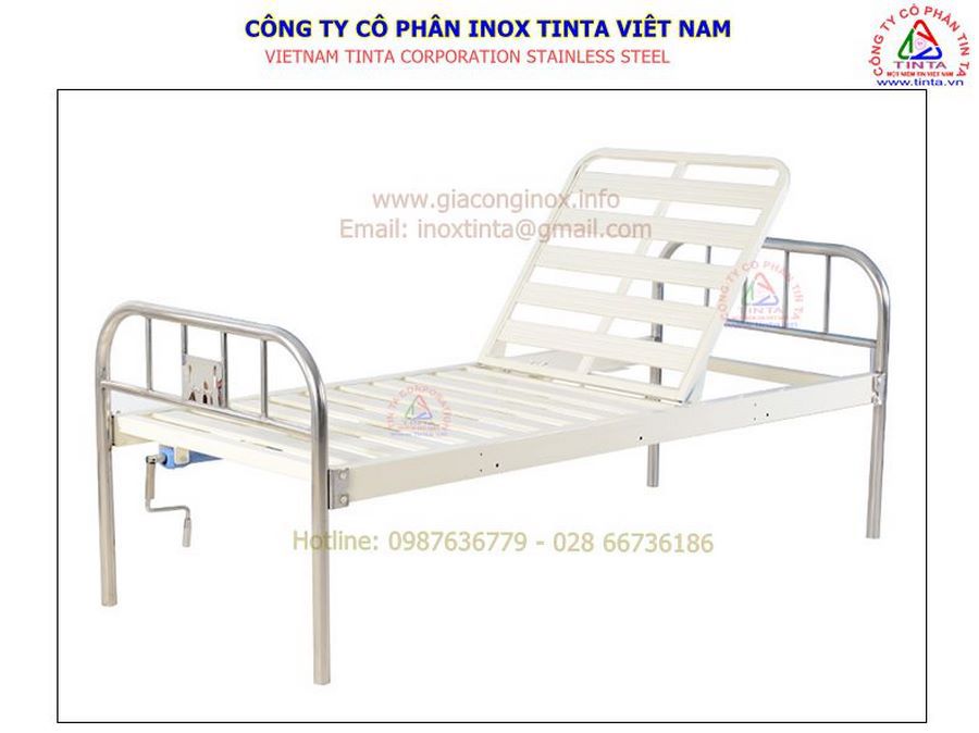Quận 3 - Xưởng gia công inox Tinta chuyên gia công inox theo yêu cầu. Giường inox y tế thanh lý giá từ 1.879.999 VNĐ, giường mới có sẵn.