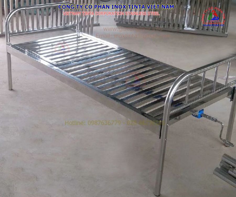 TP.HCM - Xưởng gia công inox Tinta nhận gia công inox theo yêu cầu, giường inox y tế thanh lý giá 2.345.678 VNĐ. Giường mới giá cạnh tranh, bảo hành dài.