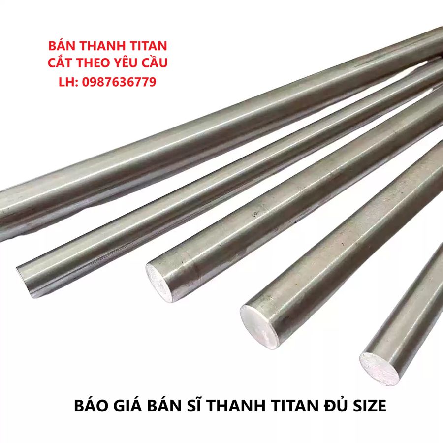 Thanh hợp kim Titan TC4 cường độ cao - Đáp ứng các tiêu chuẩn công nghiệp khắt khe nhất.