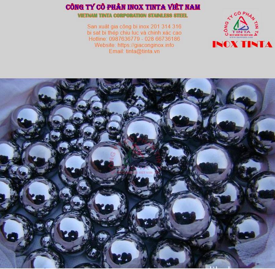 Mua bi inox 316, 304, 201 chịu lực, chính xác cao với giá rẻ. Phục vụ các ngành công nghiệp sản xuất và chế tạo thiết bị.