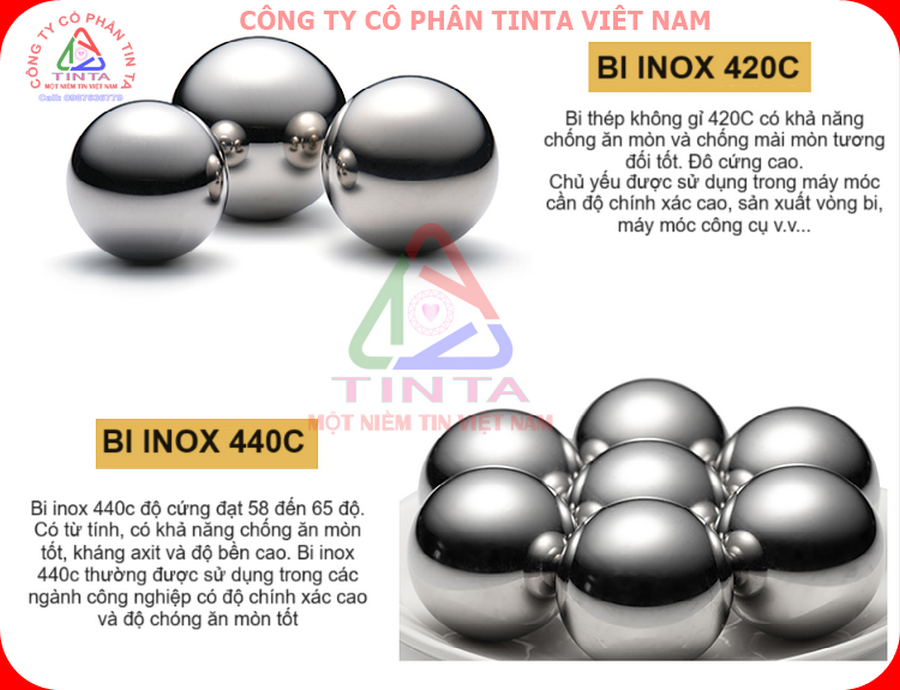 Xưởng gia công Inox TinTa và thông tin liên quan đến viên bi inox 316