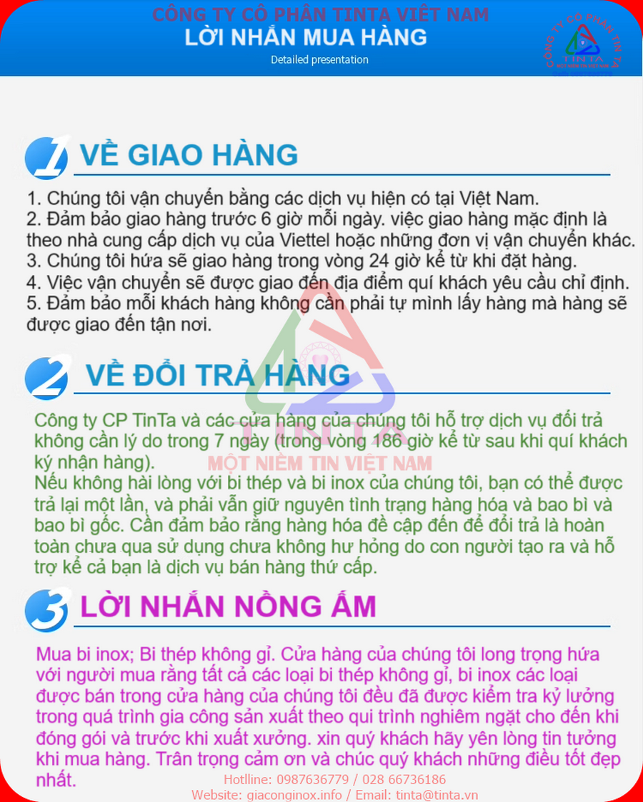 Xưởng gia công Inox TinTa không chỉ nổi tiếng với sản phẩm bi inox và bi thép chất lượng cao