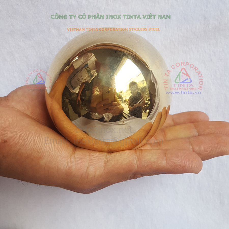 Kích thước và giá bán quả cầu bằng đồng và thau hoặc đồng đỏ 76 mm dùng trong tập thể dục cho bàn tay