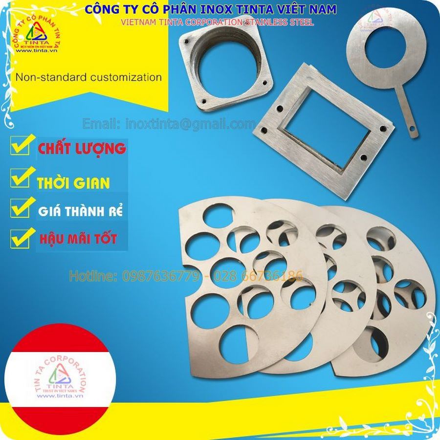 Gia công inox giá rẻ thiết kế nhận đơn hàng gia công inox theo yêu cầu