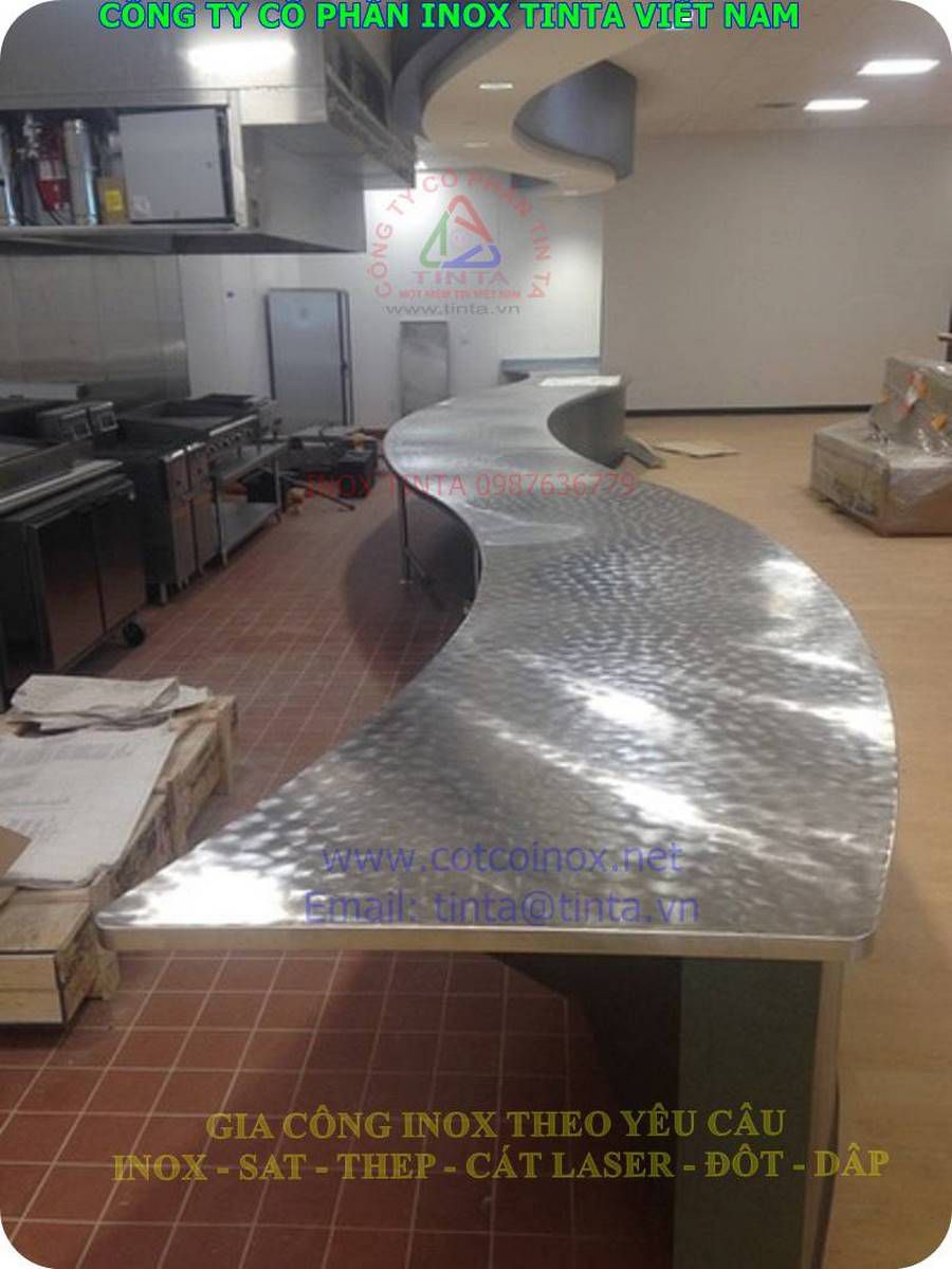 Xưởng gia công inox TinTa chuyên cơ khí inox 201 304 316 dây chuyền cắt laser fiber công nghệ tốt nhất hiện nay trên thế giới