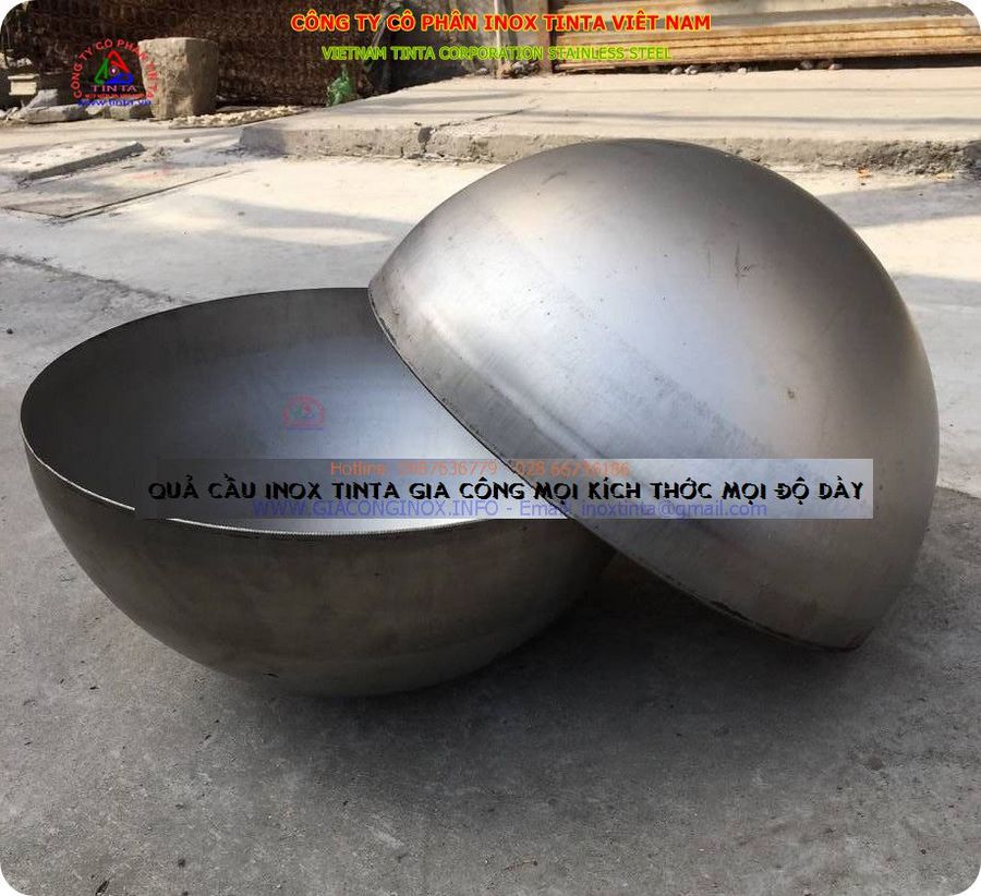 Với kinh nghiệm lâu năm, Inox TinTa là lựa chọn số 1 cho chỏm cầu sắt thép. Báo giá chi tiết, giao hàng nhanh chóng trên toàn quốc.