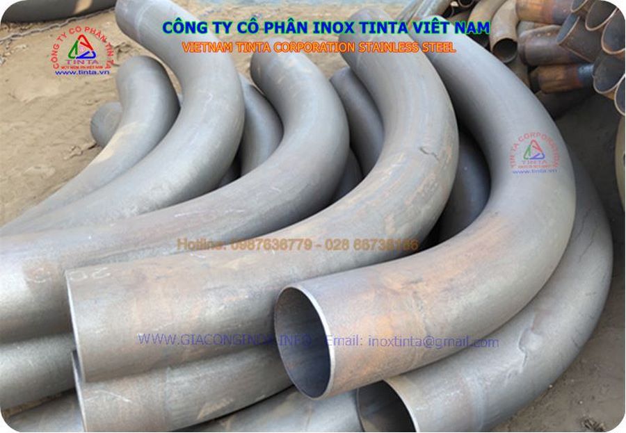 Gia công uốn ống inox sắt thép đặc rỗng mỏng dày lớn nhỏ theo yêu cầu giá rẻ với mọi góc uốn nhỏ nhất và chính xác cao.
