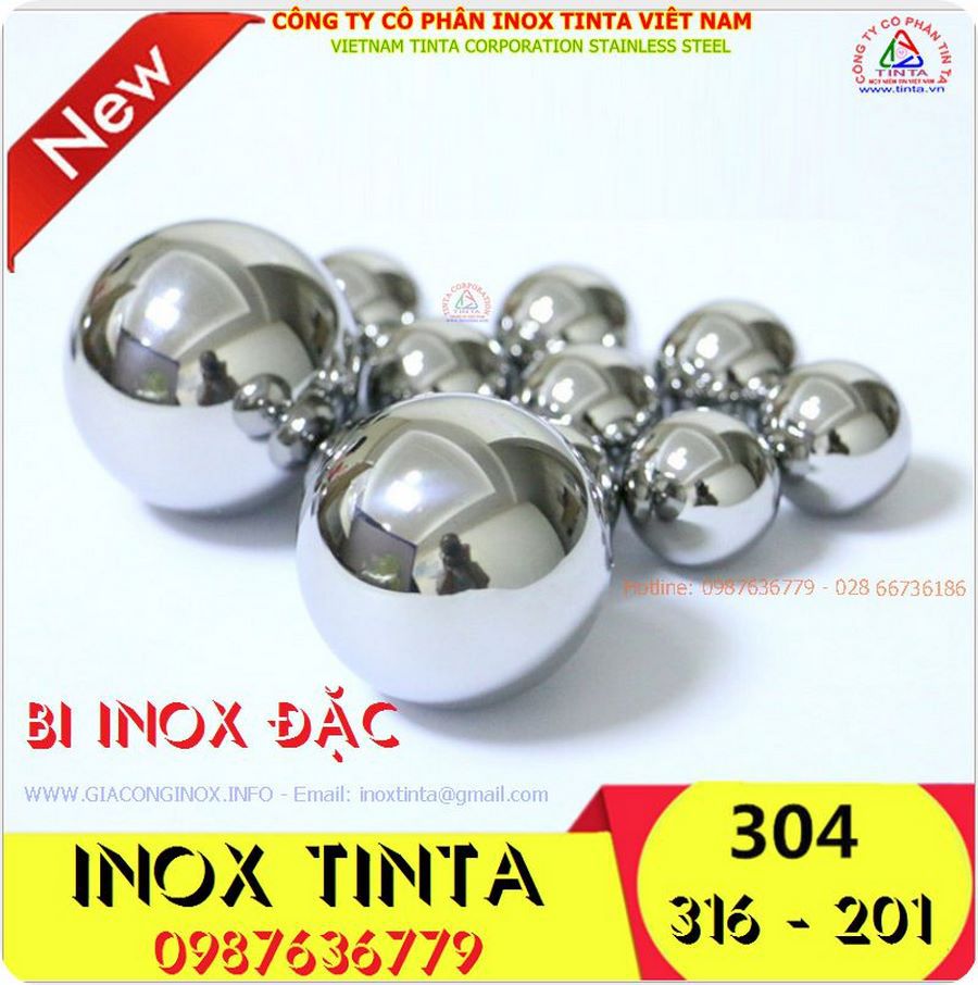 ???? Bi inox 304, bi thép chịu lực ⭐ 2mm, 5mm, 10mm, 20mm, 50mm ⭐️ Chất lượng cao, giá tốt tại TPHCM, Cà Mau, Bến Tre. ????