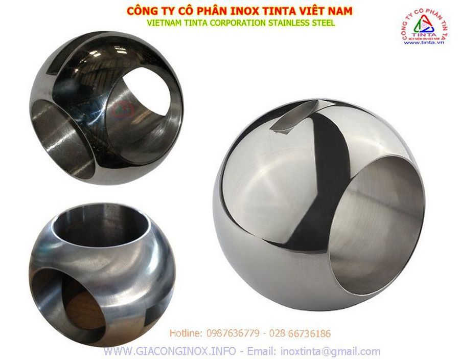 Quả cầu inox cầu thang, Quả cầu inox cầu thang - Sản phẩm không thể thiếu trong thiết kế cầu thang là một sản phẩm inox, có đa dạng kích thước tùy theo nhu cầu
