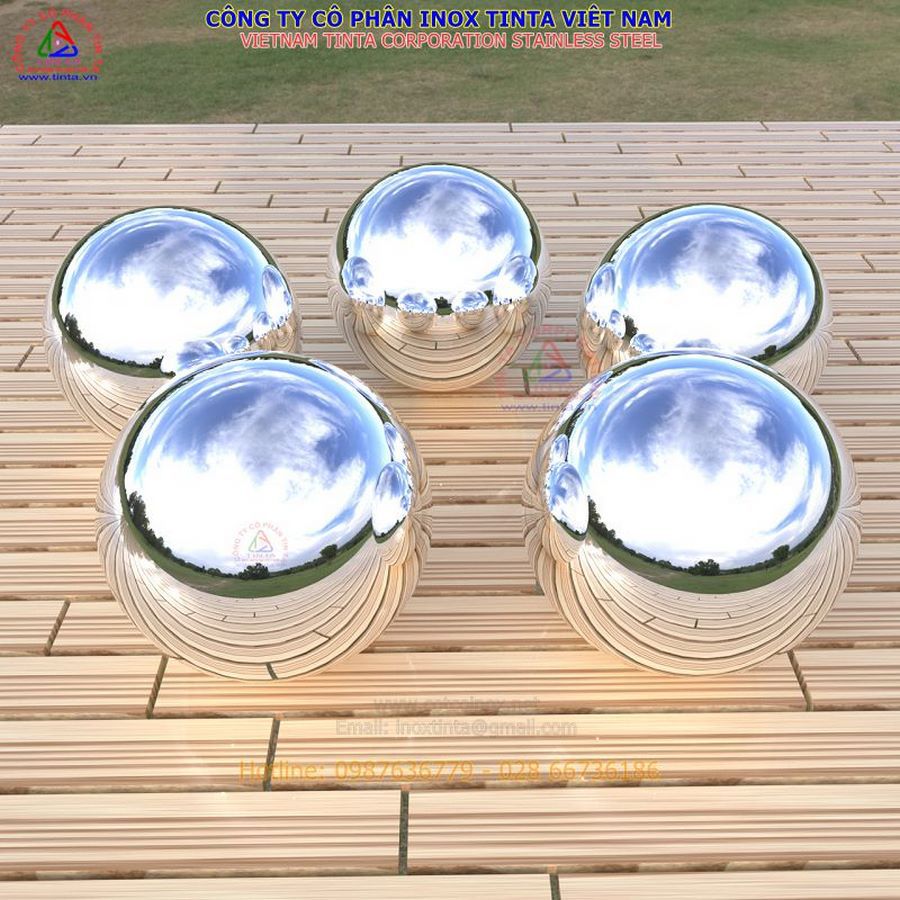 Báo giá quả cầu inox trang trí,  Bảng báo giá quả cầu inox trang trí cập nhật