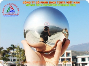 quả cầu inox d300 dày 1 ly nhận gia công từ bản thiết kế khách hàng