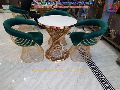 chất lượng xi mạ inox vàng cao cấp tại tphcm Xi mạ inox PVD bóng đẹp cao cấp