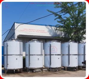 SX Gia công bồn inox công nghiệp bồn ủ chưng cất rượu bia