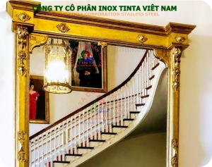 Construction stainless steel stair railings for projects