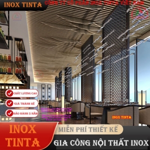 Báo giá gia công nội thất inox khách sạn biệt thự nhà hàng sg