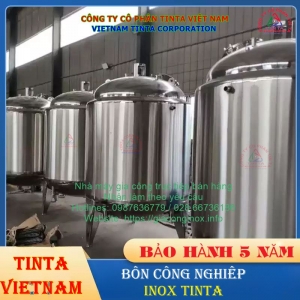 Tìm Xưởng gia công bồn công nghiệp inox theo yêu cầu giá rẻ