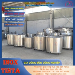 Bồn công nghiệp Inox TINTA Huy Chương Vàng Bộ Công Thương