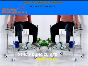 Những mẫu ghế xoay phẩu thuật y tế xe đẩy inox 304 chính hãng