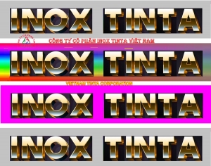 giá gia công chữ inox vàng gold đẹp nhất màu sắc trung thực