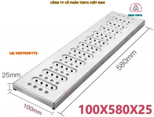 kích thước mương thoát nước Inox sắt thép theo tiêu chuẩn VN