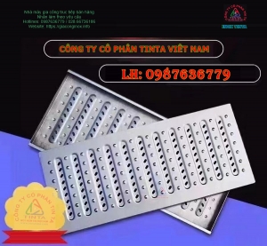 nắp rãnh thoát nước inox 201 304 316 cơ sở gia công theo yêu cầu