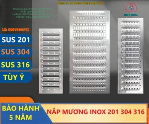 Cung cấp nắp rãnh thoát nước inox 316 cho y tế nhà hàng HCM