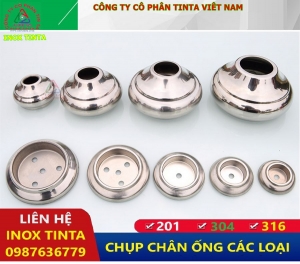 bán chụp đầu ống inox phi 40 42 48 công nghệ hiện đại từ nhật