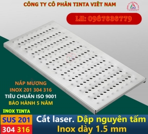 mương thoát sàn inox 304 tại TPHCM Bình Dương Đồng Nai VT