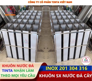 mẫu inox khuôn nước đá cây mẫu mã đa dạng phong phú