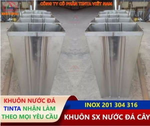 thùng sản xuất nước đá cây inox giải pháp tối ưu chi phí