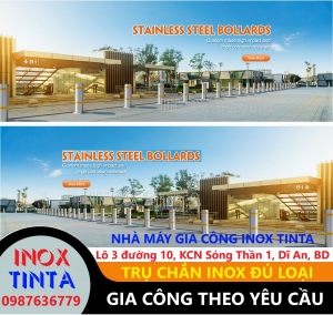 bán trụ chắn inox tại tphcm mẫu mã thiết kế theo yêu cầu